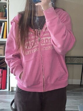 Garage Pink Hooded Sweatshirt